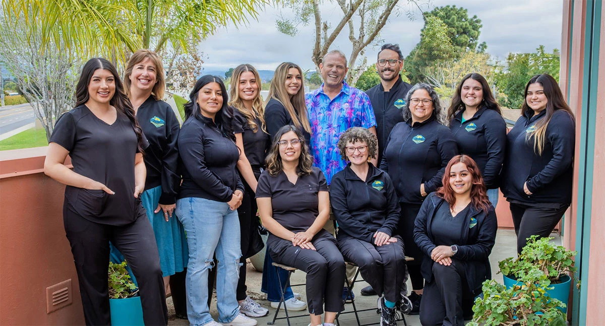 Orthodontic team group photo